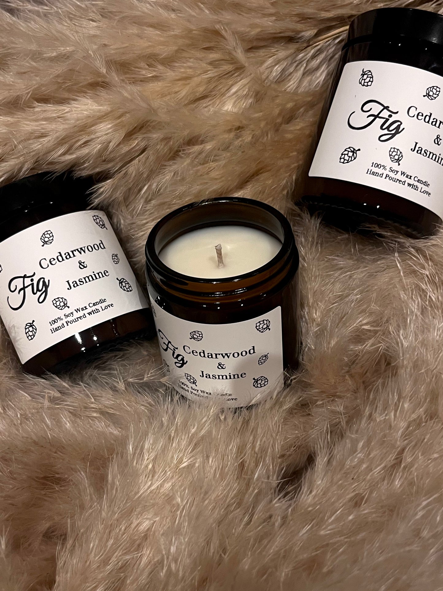 Fig, Cedarwood & Jasmine Amber Jar