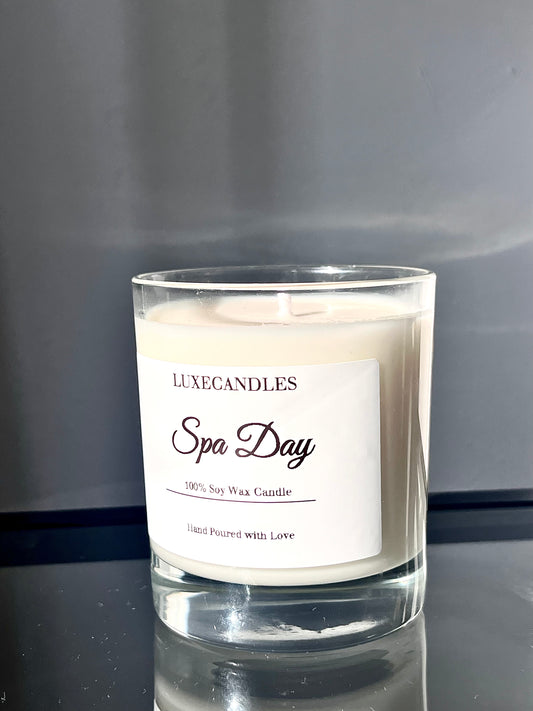 Spa Day Glass Jar